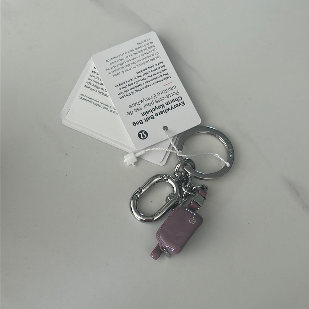LULULEMON Purple Keychain Accessory
